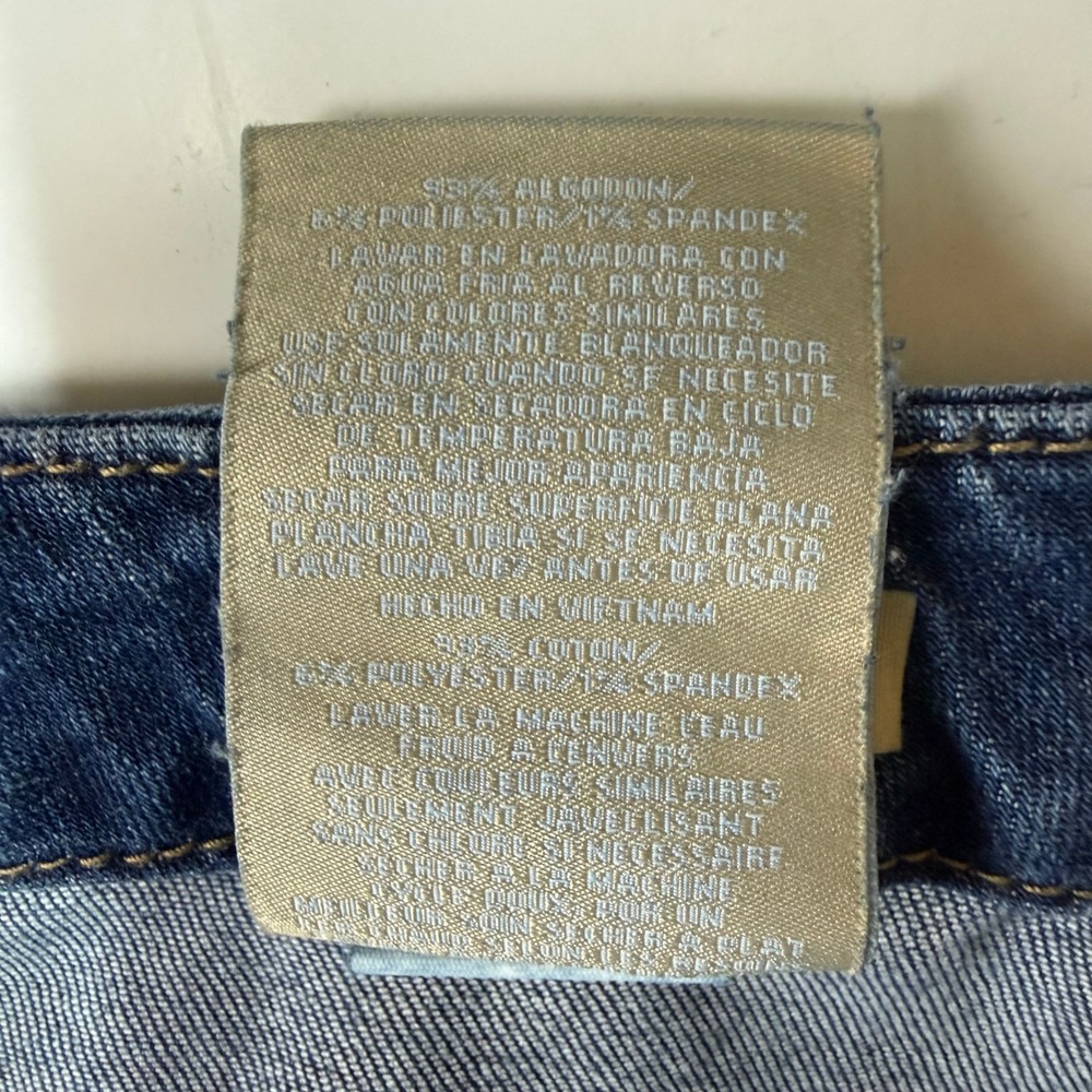 KUT from the Kloth Meg Wide Leg Jeans Womens 10 Blue High Rise Patch Pockets - Picture 5 of 15